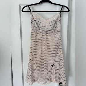 Victorias Secret Sz M Polka Dot Nightie/Lingerie